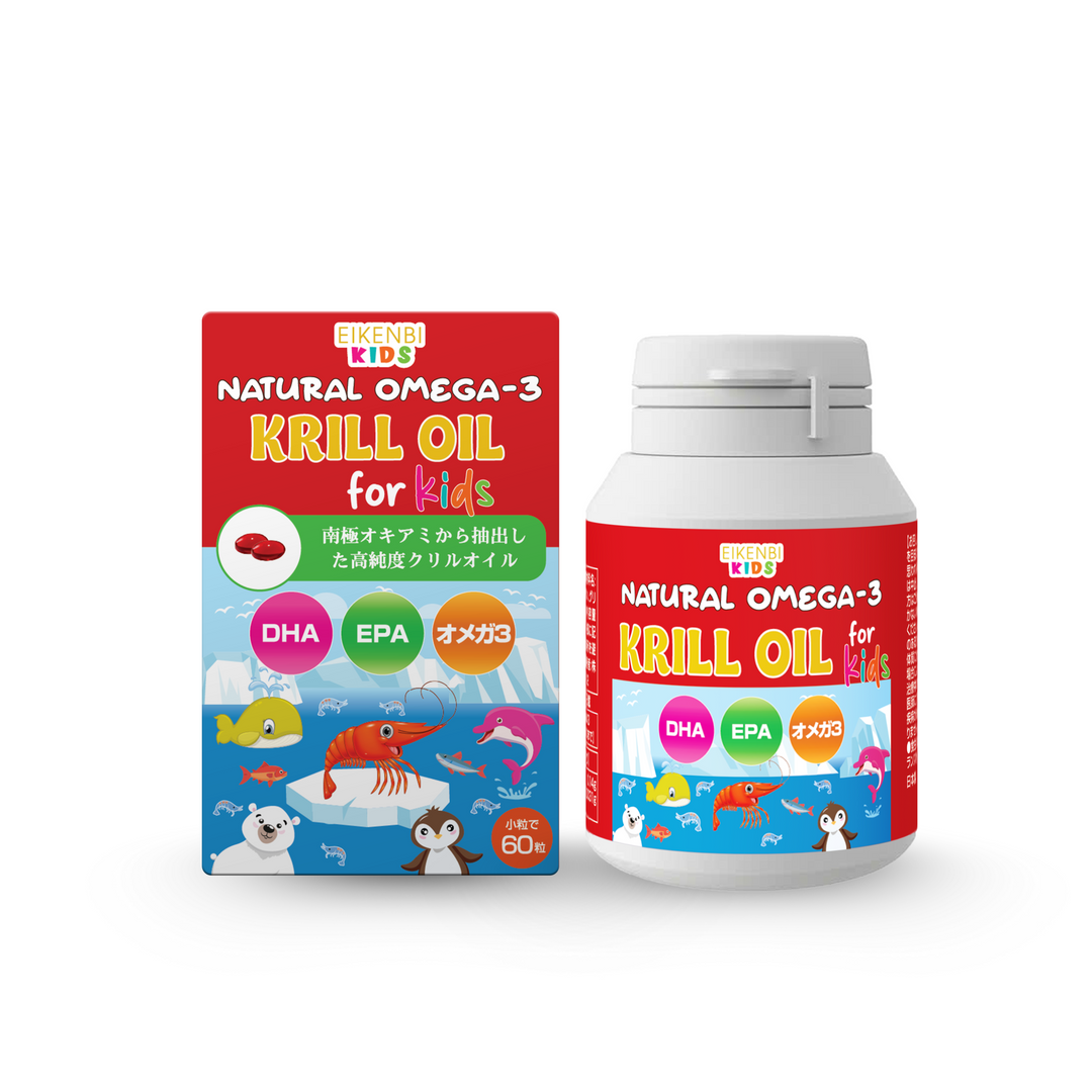 Premium Omega-3 Krill Oil for Kids – Growth & Brain Support in One