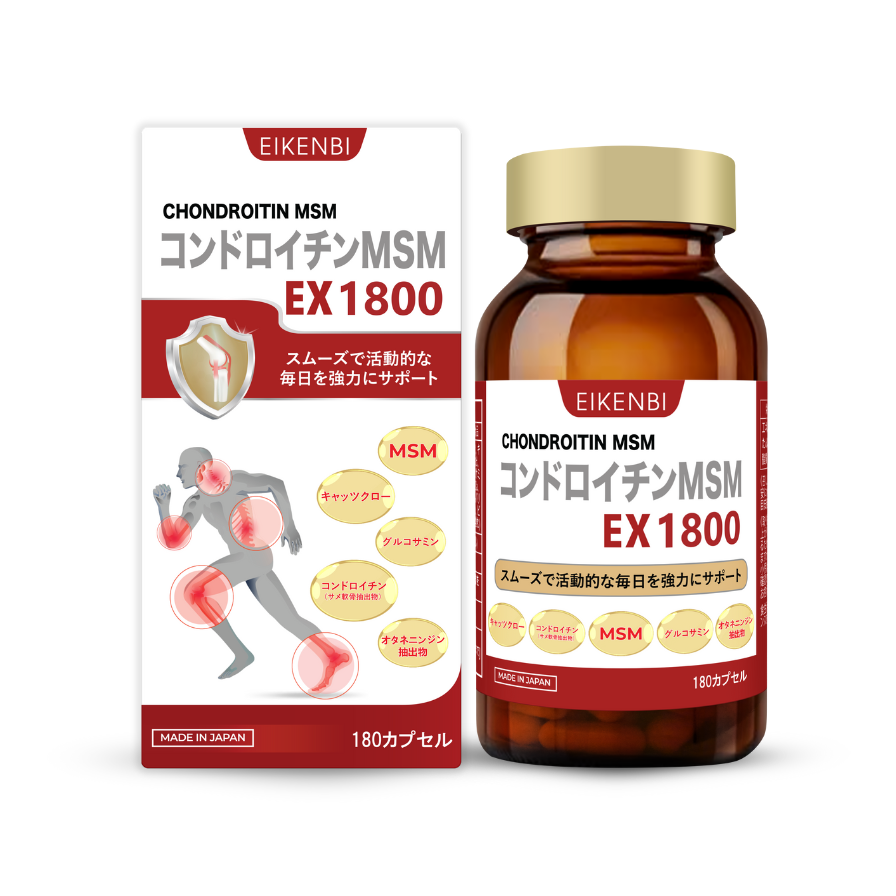 Chondroitin MSM EX1800 Eikenbi – Advanced Bone & Joint Health Formula