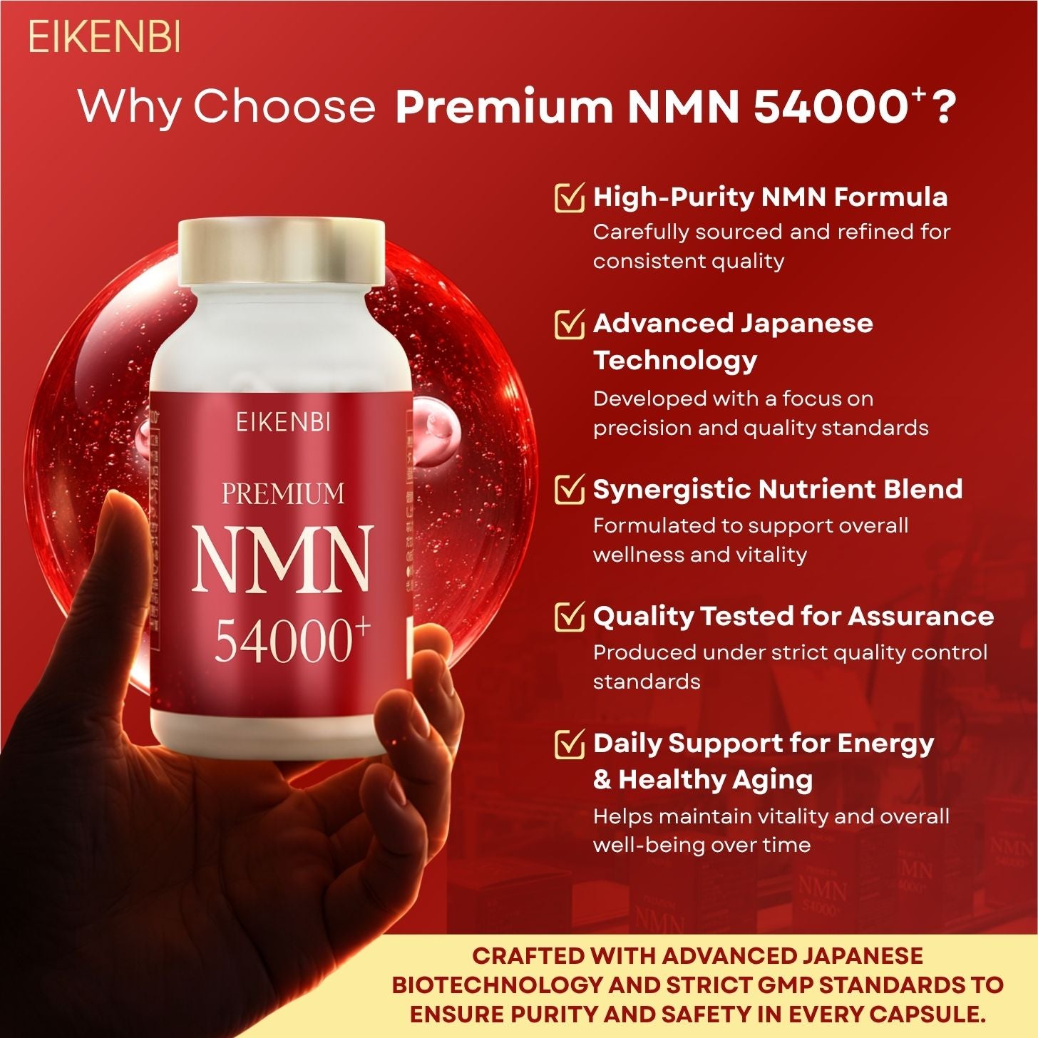 NMN 54000+ Premium Eikenbi – Premium Anti Aging Support
