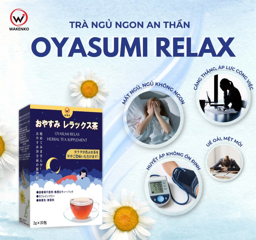 Wakenko Oyasumi Relax Good Night Herbal Tea from Japan