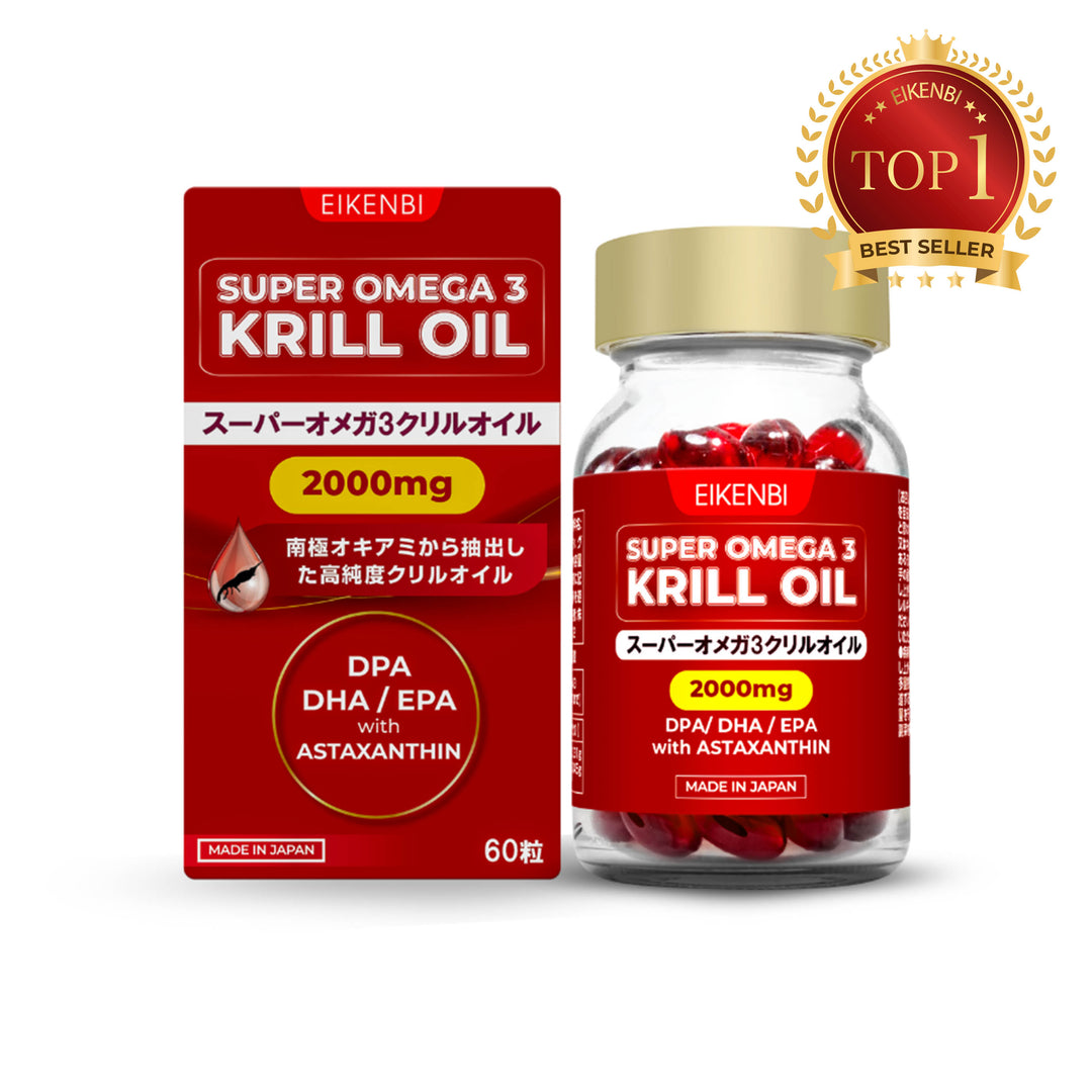 Eikenbi Antarctic Sourced Krill Oil Omega 3 Supplements